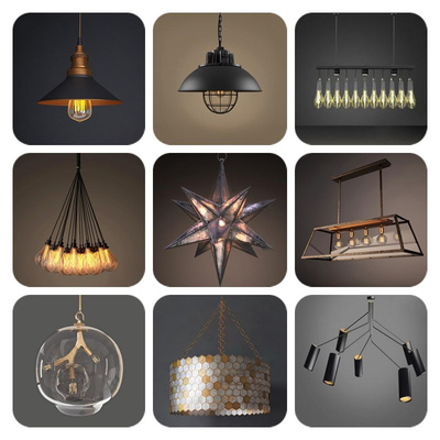 下得樂工業(yè)風(fēng)燈具與鐘表 39套3D模型合集精選